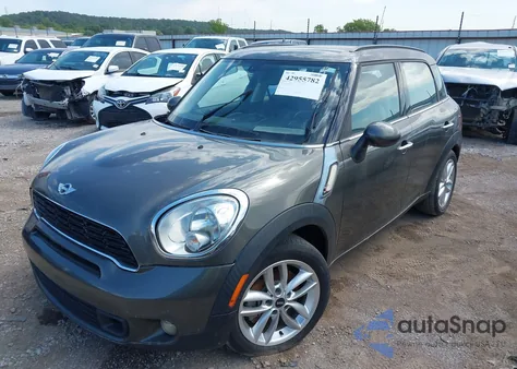 2014 Mini Countryman Cooper S из США, поврежденный, VIN WMWZC3C50EWP29138